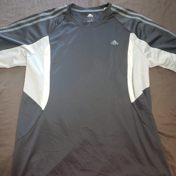 adidas Other - Adidas T-Shirt Climacool Moisture Wick Two Tone Colour 100% Polyester Size Large